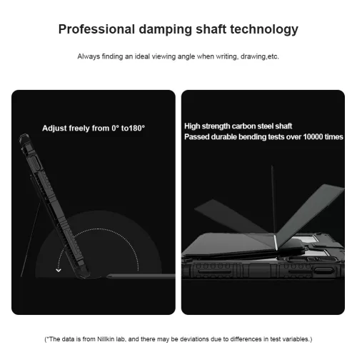 Nillkin Bumper Link Keyboard (Backlit Version) tok – Apple iPad 10.9 (2022/11 2025) – fekete