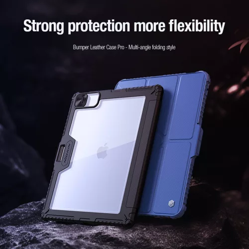 Nillkin Bumper PRO Protective Stand Multi-angle tok – Apple iPad Pro 13 (2024) – fekete