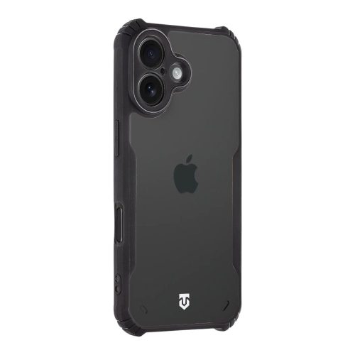 Tactical Quantum Stealth tok, Apple iPhone 16 - átlátszó- fekete