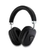Guess Saffiano PU Leather Triangle Logo Wireless Headphone Black - fekete