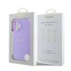 Guess PU Grained Classic Logo MagSafe tok, iPhone 16 - lila