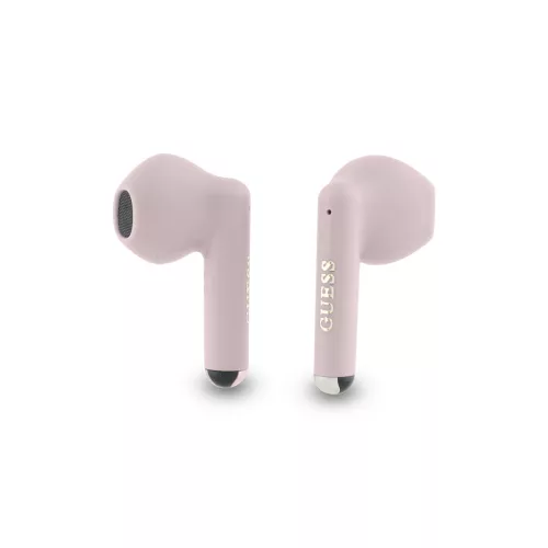 Guess Printed Classic Logo TWS Wireless Earphones Pink - rózsaszín