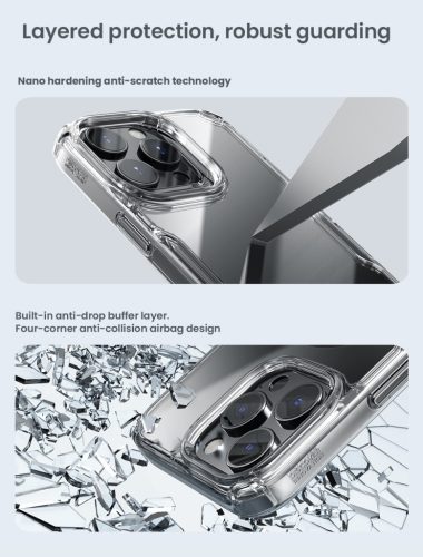 Nillkin Nature TPU PRO tok Apple iPhone 16 Pro készülékhez – Átlátszó