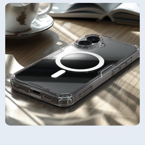 Nillkin Nature TPU PRO Magnetic tok Apple iPhone 16 készülékhez – Átlátszó