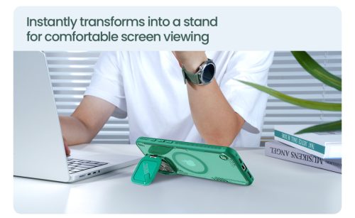 Nillkin Iceblade Prop Magnetic tok Apple iPhone 16 készülékhez – Fekete