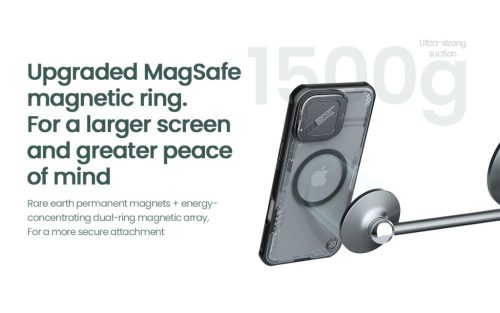 Nillkin Iceblade Prop Magnetic tok Apple iPhone 16 készülékhez – Fekete