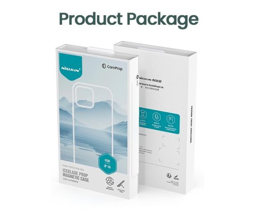 Nillkin Iceblade Prop Magnetic tok Apple iPhone 16 készülékhez – Fekete