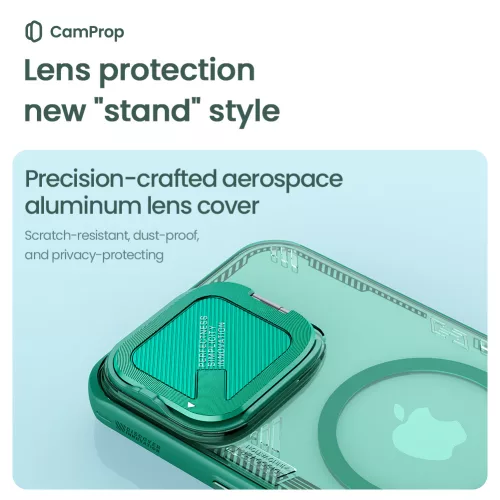 Nillkin Iceblade Prop Magnetic tok Apple iPhone 16 Pro Max készülékhez – Fekete