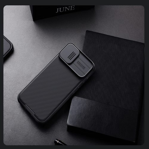 Nillkin CamShield PRO tok Apple iPhone 16 készülékhez – Fekete