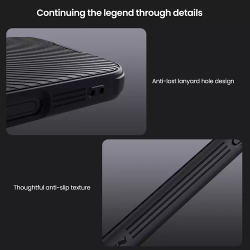 Nillkin CamShield PRO tok Apple iPhone 16 Pro Max készülékhez – Fekete