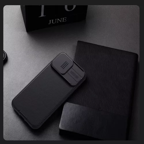 Nillkin CamShield PRO tok Apple iPhone 16 Pro Max készülékhez – Fekete