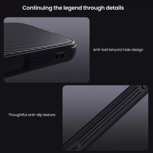 Nillkin CamShield PRO Magnetic tok Apple iPhone 16 Pro készülékhez – Fekete
