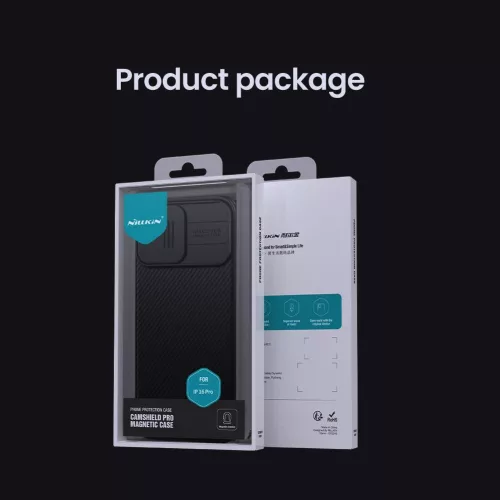 Nillkin CamShield PRO Magnetic tok Apple iPhone 16 Pro készülékhez – Fekete