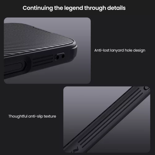 Nillkin CamShield PRO Magnetic tok Apple iPhone 16 Pro Max készülékhez – Fekete