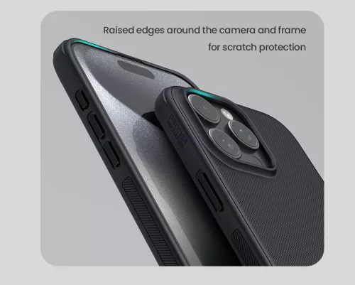 Nillkin Super Frosted PRO tok Apple iPhone 16 Pro Max készülékhez – Fekete