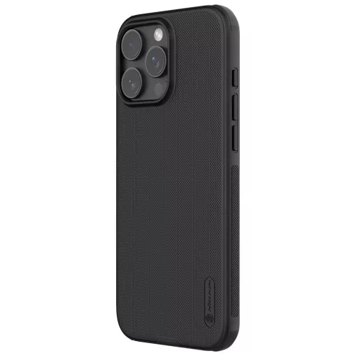 Nillkin Super Frosted PRO Magnetic tok Apple iPhone 16 Pro Max készülékhez – Fekete