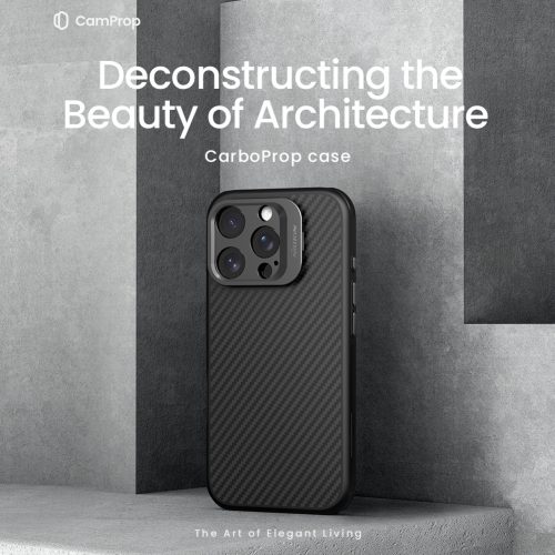 Nillkin CarboProp Aramid Magnetic tok Apple iPhone 16 Pro készülékhez – Fekete