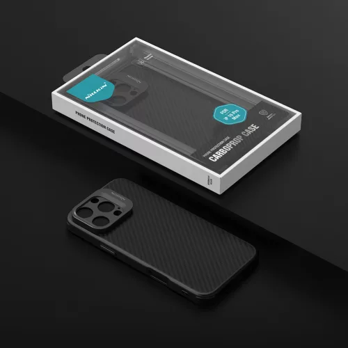 Nillkin CarboProp Aramid Magnetic tok Apple iPhone 16 Pro Max készülékhez – Fekete