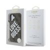 Guess PU Leather 4G Big Love Logo MagSafe tok, iPhone 16 - barna