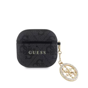 Guess 4G Script PC/PU Charm tok, AirPods 3 - fekete