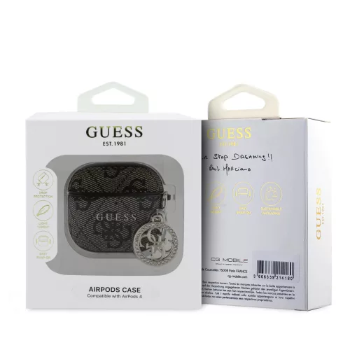 Guess 4G Script PC/PU Charm tok, AirPods 3 - barna - 