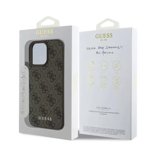 Guess 4G Charm tok, iPhone 16 Pro Max Tone on Tone - barna