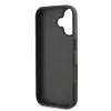 Guess PU 4G Metal Logo tok, iPhone 16 - szürke