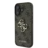 Guess PU 4G Metal Logo tok, Apple iPhone 16 - barna