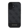 Guess PU 4G Stripe tok, iPhone 16 - szürke
