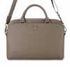 Guess PU Grained Triangle Logo Computer Bag 13/14/15" Brown - barna