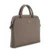Guess PU Grained Triangle Logo Computer Bag 13/14/15" Brown - barna