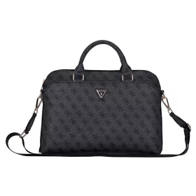   Guess PU 4G Triangle Logo Computer Bag 13/14/15" Black - fekete