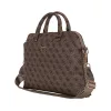 Guess PU 4G Triangle Logo Computer Bag 13/14/15" Brown - barna