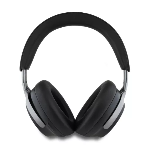 Guess PU Leather Script Logo ANC/ENC Wireless Headphone Black - fekete