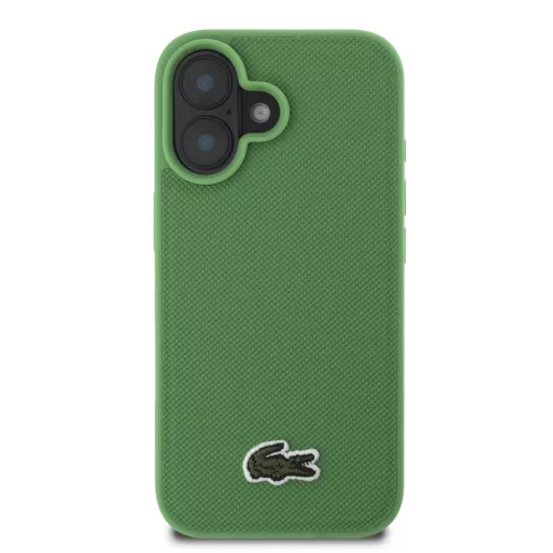  Lacoste Iconic Petit Pique Szőtt Logós MagSafe tok, iPhone 16 Plus - zöld