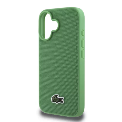  Lacoste Iconic Petit Pique Szőtt Logós MagSafe tok, iPhone 16 Plus - zöld