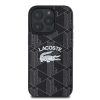 Lacoste Blend Monogram MagSafe tok iPhone  16 Pro - fekete