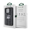 Lacoste Blend Monogram MagSafe tok iPhone  16 Pro - fekete