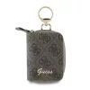 Guess PU 4G Script Logo kulcstartó – barna
