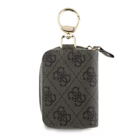 Guess PU 4G Script Logo kulcstartó – barna