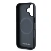 Mercedes Smooth Leather MagSafe iPhone 16 Plus tok – Fekete