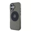 Mercedes PC/TPU Star Pattern MagSafe iPhone 16 Plus tok – Fekete