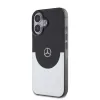 Mercedes PC/TPU Double Layer MagSafe iPhone 16 tok – Fekete/Ezüst