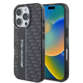 AMG Carbon Pattern iPhone 16 Pro Max tok – Fekete