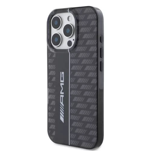 AMG Carbon Pattern iPhone 16 Pro Max tok – Fekete