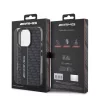 AMG Carbon Pattern iPhone 16 Pro Max tok – Fekete