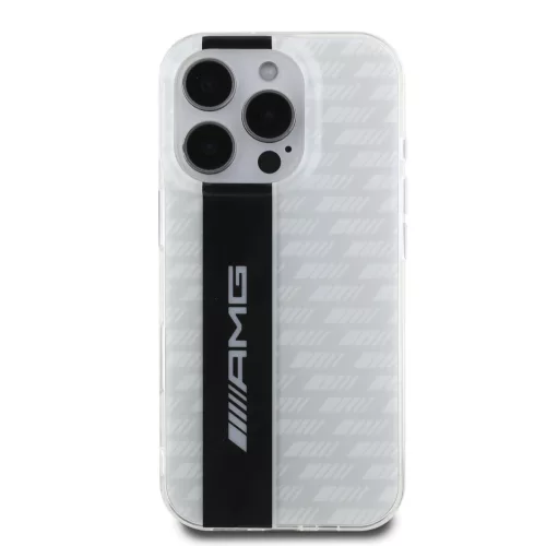AMG Carbon Pattern iPhone 16 Pro Max tok – Fehér