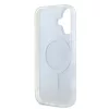 DKNY PC/TPU Repeat Pattern Tonal Stripe Magsafe tok, iPhone 16 - fekete