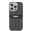 DKNY PC/TPU Repeat Pattern Tonal Stripe Magsafe tok, iPhone 16 Pro Max - fekete