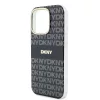 DKNY PC/TPU Repeat Pattern Tonal Stripe Magsafe tok, iPhone 16 Pro Max - fekete